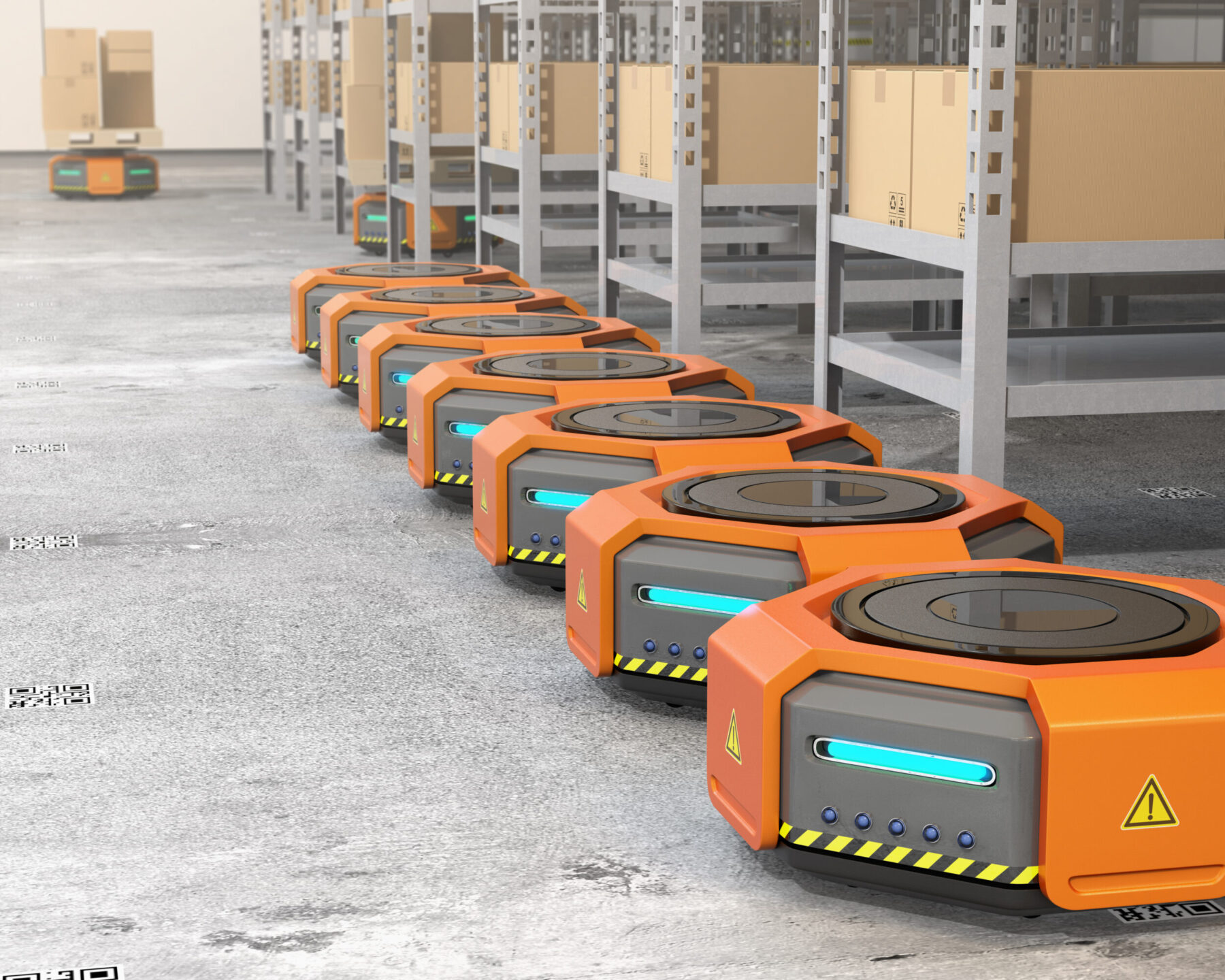 High-Tech Industrial Autonomous Warehouse Robot - NEOTech