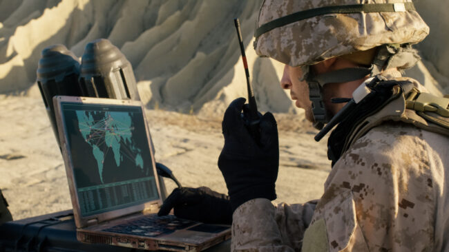 Electronic Warfare, Soldier in field | NEOTech
